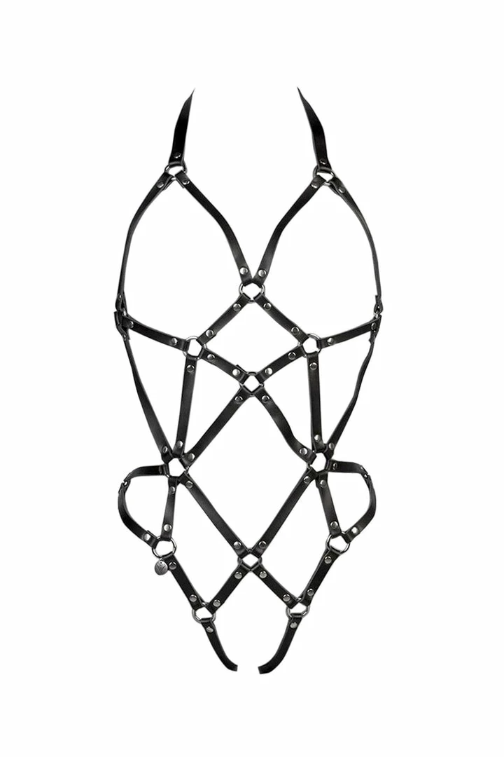 Coupon π VoyeurX Evy Leather Body Harness Leather β Genuine π 3 VoyeurX Evy Leather Body Harness Leather β Genuine