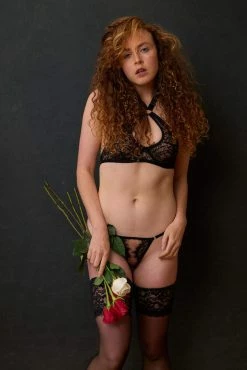 Colette & Sebastian Malia Halter Bondage Lingerie Set Lingerie Sets