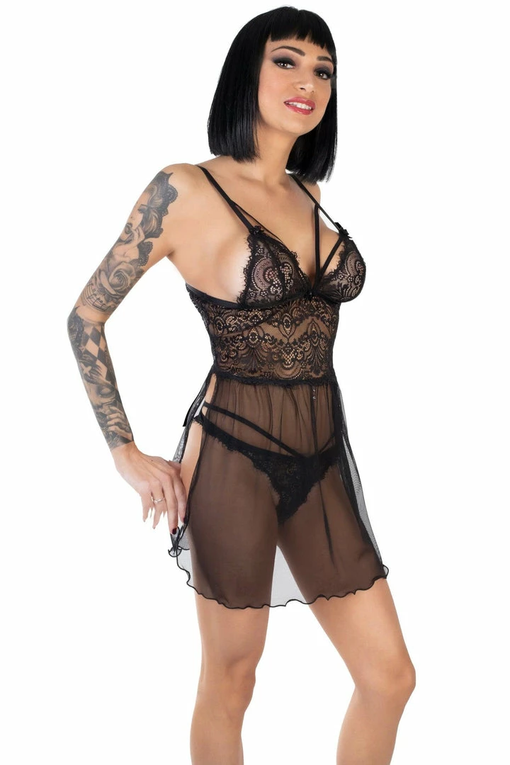Hot Sale π Eros Veneziani Eros Fringed Lace Babydoll π€© 6 Eros Veneziani Eros Fringed Lace Babydoll