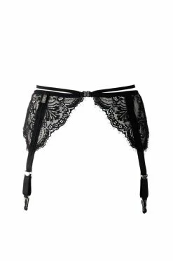 Eros Veneziani Garter Belts Eros Fringed Lace Garter Belt