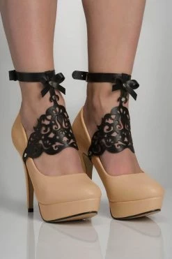 VoyeurX Lilly Leather Anklets