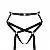Elissa Poppy Baubo Latex Suspender Briefs Garter Belts