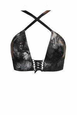 Elissa Poppy Cupido Latex Triangle Bra Bras