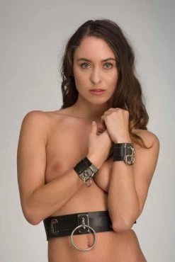 Flash Sale π VoyeurX Silver Fox Eternity Leather Bracelet Cuffs π 22 VoyeurX Silver Fox Eternity Leather Bracelet Cuffs