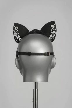 VoyeurX Lilly Leather Cat Mask