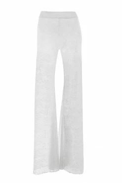 Demery Jayne White Sheer Lucid Pant
