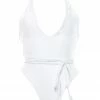 Swimwear White Demery Jayne One Piece Swim