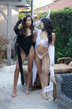 Best Pirce ⌛ Demery Jayne White Quartz Genevieve Lingerie Set ⌛ 9 Demery Jayne White Quartz Genevieve Lingerie Set