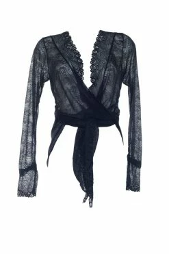 Demery Jayne Lace Kimono Bodysuits & Tops