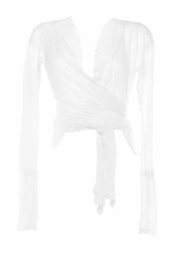 Demery Jayne Lace Kimono Bodysuits & Tops