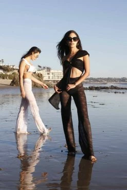 Demery Jayne White Sheer Lucid Pant