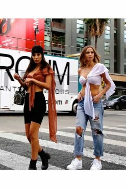 Demery Jayne White Wren Wrap Bodysuits & Tops