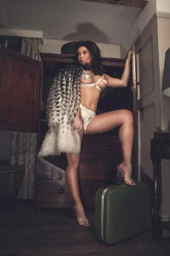 Elissa Poppy Selene Ouvert Latex Knicker Panties