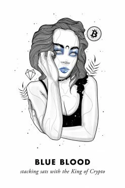 Wolfmumma Bitcoin Art In Frame • Evie X Blue Blood