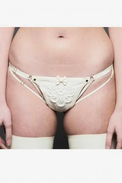 Elissa Poppy Hecate Latex String Thong Panties