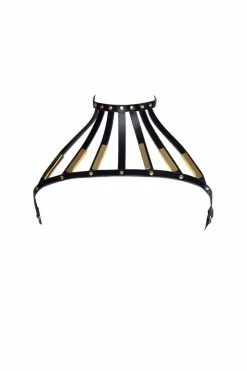 Love Lorn Lingerie Bras Hauteur Leather Neck Harness