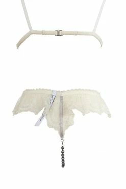Hot Couture Lingerie Sets Honeymoon Pearl Thong Set