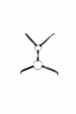 H.O.S. Leather Toys & Accessories Lily Black Leather Harness