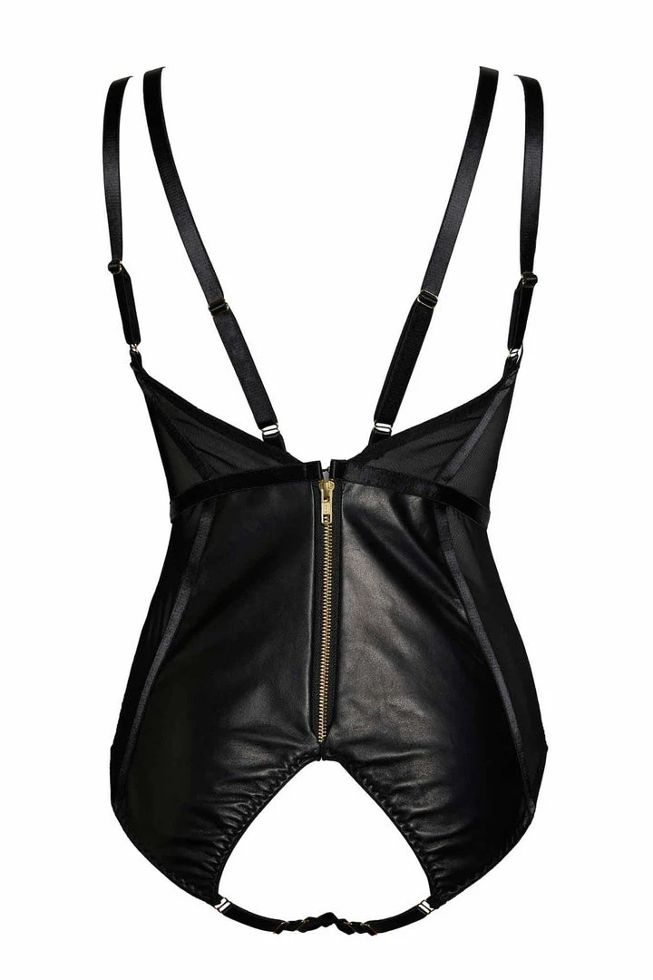 Discount π― Something Wicked Mia Leather Bodysuit Bodysuits & Tops β 4 Something Wicked Mia Leather Bodysuit Bodysuits & Tops