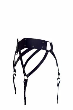 Love Lorn Lingerie Ostara Leather Garter Belt