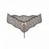 Bracli Sydney Italian Lace Dark Pearl Thong Panties