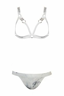 Elissa Poppy Lingerie Sets Tullia Selene Latex Lingerie Set