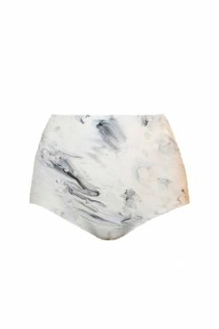 Elissa Poppy Serena Cheekless White Latex Knicker