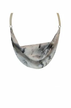 Elissa Poppy Bodysuits & Tops Erebia Cowl White Latex Top