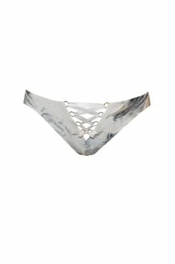 Elissa Poppy Pontia Cut Out White Latex Knicker