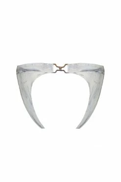 Elissa Poppy Selene Ouvert White Latex Knicker Panties