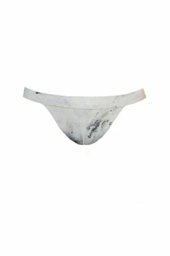 Elissa Poppy Selene Ouvert White Latex Knicker Panties