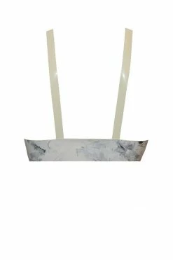 Elissa Poppy Bras Cupido White Latex Triangle Bra