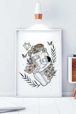 Darkest Fox Shop 47 Wolfmumma Darkest Vixen Framed Art β’ Alexis