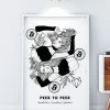 Promo ✨ Wolfmumma Cypherpunk Bitcoin Art In Frame • Alli Julie X Peer To Peer 🎁 2 Wolfmumma Cypherpunk Bitcoin Art In Frame • Alli Julie X Peer To Peer