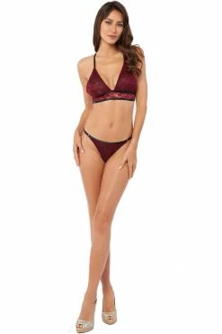 Avery Rose Lingerie Lingerie Sets Alexis Red Lingerie Set