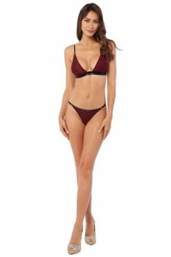 Avery Rose Lingerie Lingerie Sets Lily Swarovski Thong Set