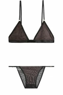 Avery Rose Lingerie Lingerie Sets Ellis Swarovski Sheer Lingerie Set
