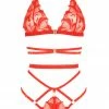 Impudique Bijou Red Lingerie Set Lingerie Sets