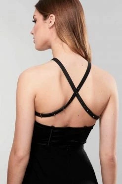 Bijoux Indiscrets Toys & Accessories Maze Vegan Leather Chest Harness