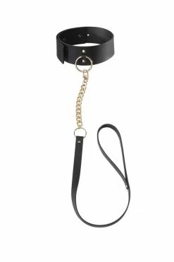 Bijoux Indiscrets Maze Vegan Leather Collar + Leash