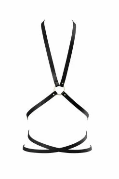 Bijoux Indiscrets Maze Vegan Leather Multi-Way Body Harness Toys & Accessories