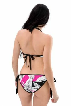 Flash Sale π Darkest Fox Fuschia Jungle Reversible π Bikini β’ Black Trim π 27 Darkest Fox Fuschia Jungle Reversible Bikini β’ Black Trim