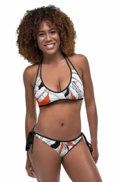 Budget π Darkest Fox Tangerine Jungle Reversible π Bikini β’ Black Trim Swimwear β¨ 28 Darkest Fox Tangerine Jungle Reversible Bikini β’ Black Trim Swimwear