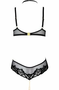 Bracli London Leavers Lace Playsuit Set Lingerie Sets