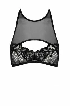 Bracli London Leavers Lace Halter Bra Bras