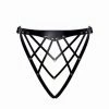 Love Lorn Lingerie Silver Fox Celine High Cut Leather Bikini
