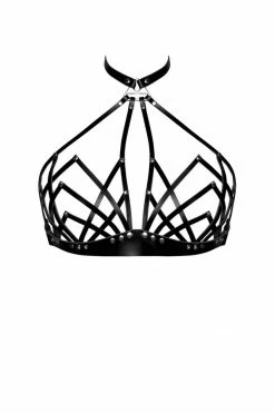 Best Sale π Love Lorn Lingerie Celine Halter Leather Bra π 13 Love Lorn Lingerie Celine Halter Leather Bra