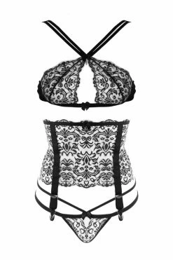 Eros Veneziani Lingerie Sets Eros Criss Cross Lace Set