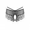 Eros Veneziani Eros Bicolor Lace Crotchless Panty Femme Fatale