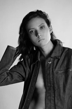 Darkest Fox Enamel Pin Red Fox